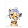 Cartoon Funny Animal Elephant Tiger Monkey Baby Posters And Prints Wall Art Canvas Painting Wall Pictures Kids Room Décor No Frame