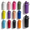 Grote Capaciteit 304 Roestvrij Staal Thermos Sport Waterfles - Draagbare Effen Kleur Beker