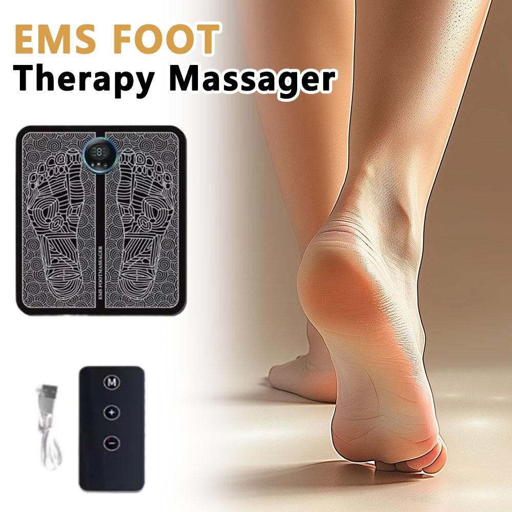 1PCS Electric Foot Massager Pad With Remote EMS Massage Foot Mat Muscle Massage Relaxation Trainer For Massage Fitness Gifts
