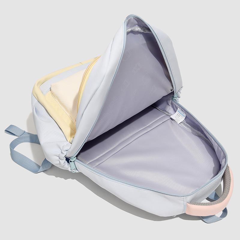 Contrast Color Student Backpack Large Capacity Schoolbag Women's Backpack