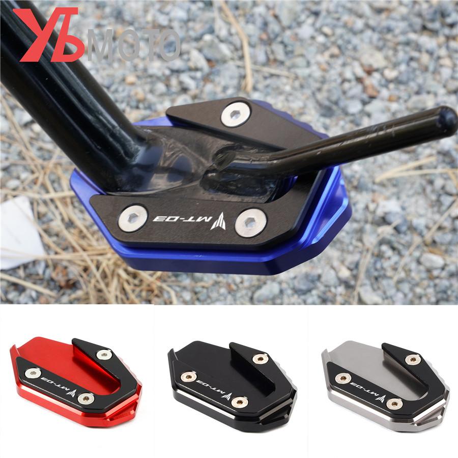 For YAMAHA MT03 MT-03 2017- R3 YZF-R3 - Motorcycle Accessories Kickstand Enlarge Side Stand Extension Support