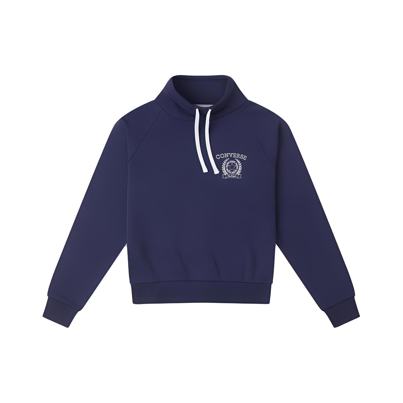 

New Converse Sweatshirts Women s Marine Blue 10026107-A03 M