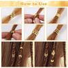 48 Pcs Dreadlock Hair Rings - European & American Hot Selling Style