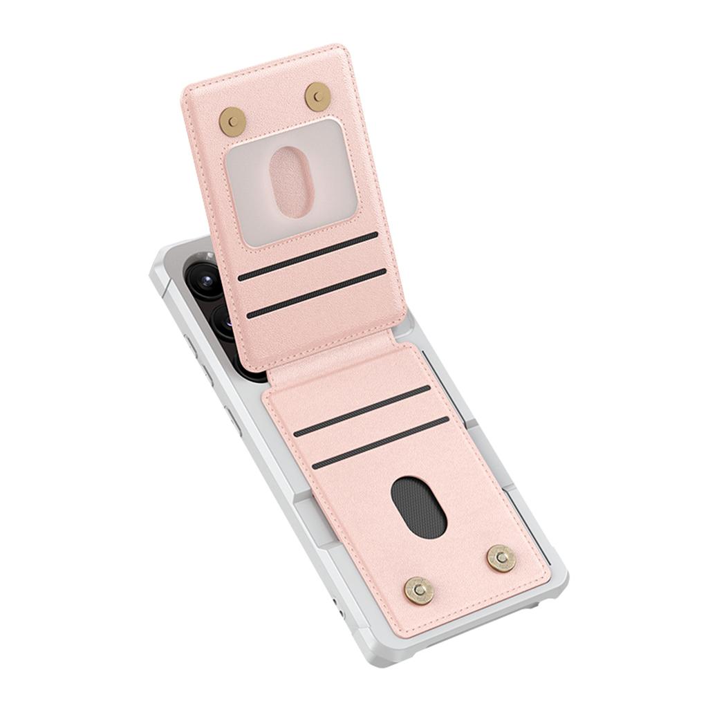 For Samsung Galaxy S25 FE Case Vertical Flip Card Slot Kickstand Leather + TPU Phone Cover