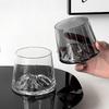 1/2 Stück Berg Glas Tasse Whiskey Glas Transparent Guanshan Wasser Tasse Bier Wein Flasche Milch Kaffee Becher Ästhetische Tasse