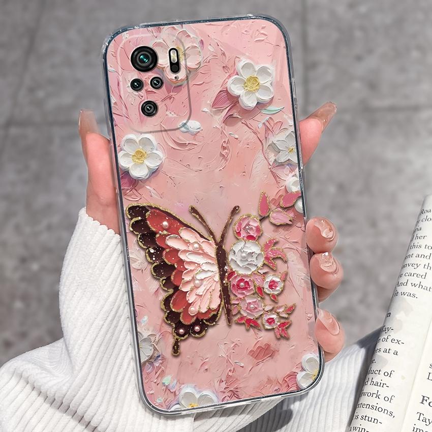 Cute Kitten Phone Case For Redmi Note 10 9 8 7 6 5A Pro 9T 8T 7S 10Lite Soft Casing Screen Protector Top Quality Dustproof Shell For Redmi Clear Cover