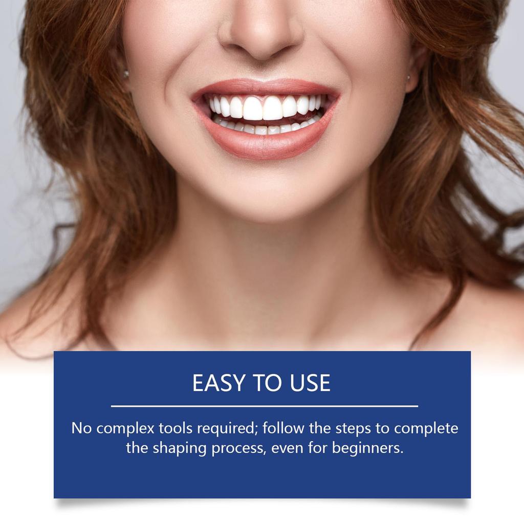 Moldable Teeth Repair Kit Temporary Dental Replacement Kit Thermal Beads For Filling Fix The Missing And Broken Tooth Artificial