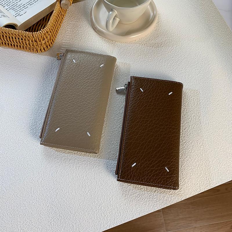 Women's Wallet Ins Small Wallet Women's High-end Folding Wallet Long Clutch Bag Wallet Zipper