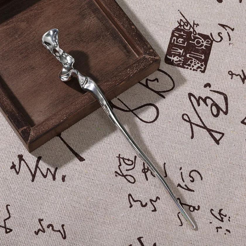 New Metal Hairpin Clips Minimalist Snake Shape Halloween Hair Sticks Chopstick  Jewelry Accessories Hairstyle for Women Gifts