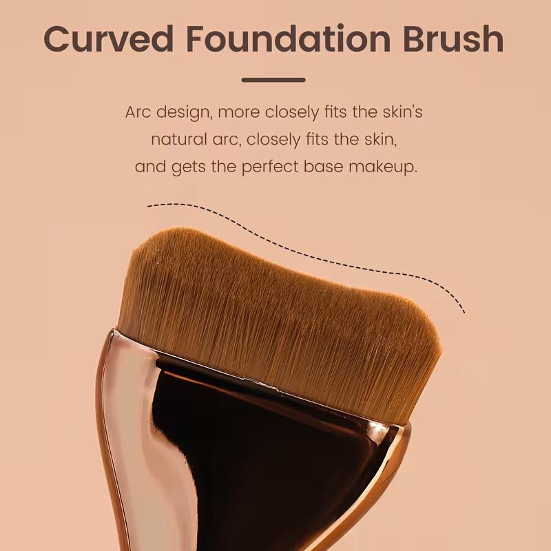 1/2Pcs Ultra Thin Foundation Brush Synthetic Bristles Precision Application For Liquid Cream Streak-Free All Skin Types Tools
