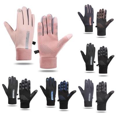 New Winter Warm Gloves Waterproof Cycling Gloves with Touch Screen Cycling Warm Gloves for Running Skiing Motorcycle Gloves