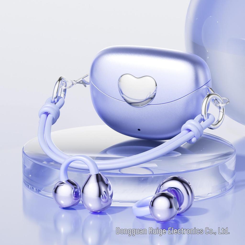 Smart M106 Heart-shaped Open Ear Clip Bluetooth Earphones