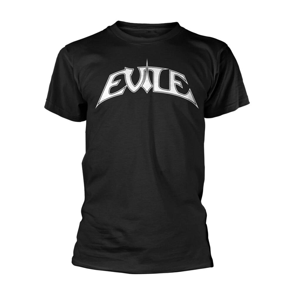 Evile  Logo  Black T shrt - NEW L