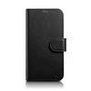 2in1 Leather Flip Case iPhone 14 Plus Anti-rfid Wallet Case Black