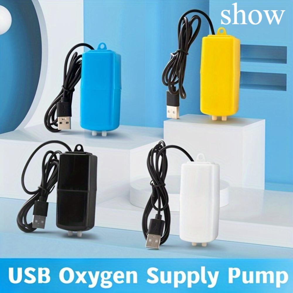 USB Double Hole Oxygenator Pump Adjustable Household Silent Oxygen Pump Aquarium Outdoor Fishing Oxygenator Spot
