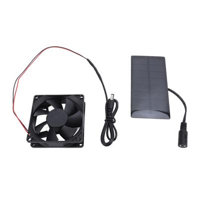 0.8W 4V Solar Panel Fan Kit Professional Polycrystalline Silicon Solar Panel Exhaust Fan Kit for