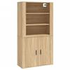 VidaXL Highboard Sonoma Oak Engineered Wood 3185362