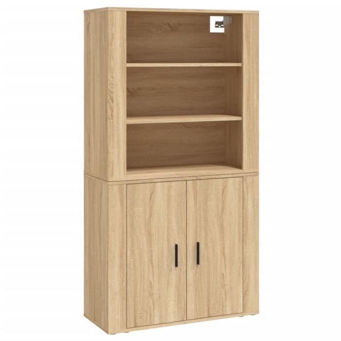 VidaXL Highboard Sonoma Oak Engineered Wood 3185362