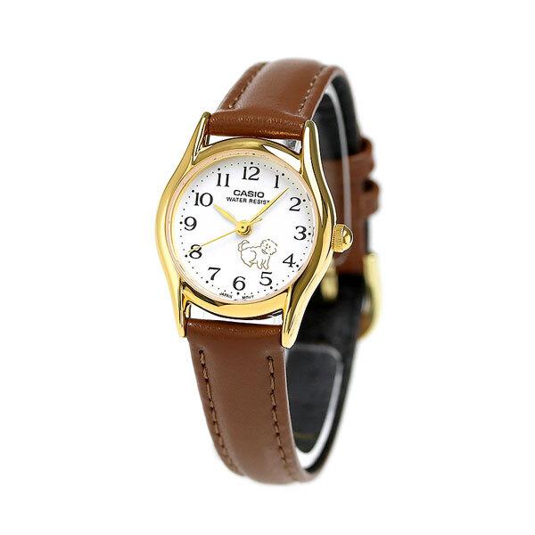 CASIO Watch White Leather Strap Women's LTP-1094Q-7B7RDF (Overseas)