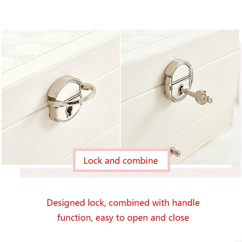  Large Capacity Jewelry Storage Box Multi Layer for Jewelry Necklace Earring Bracelets Rings Pendants Storage Packaging