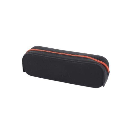 Silicone Pencil Case Large Capacity Rectangle Pen Holder Washable Cute C