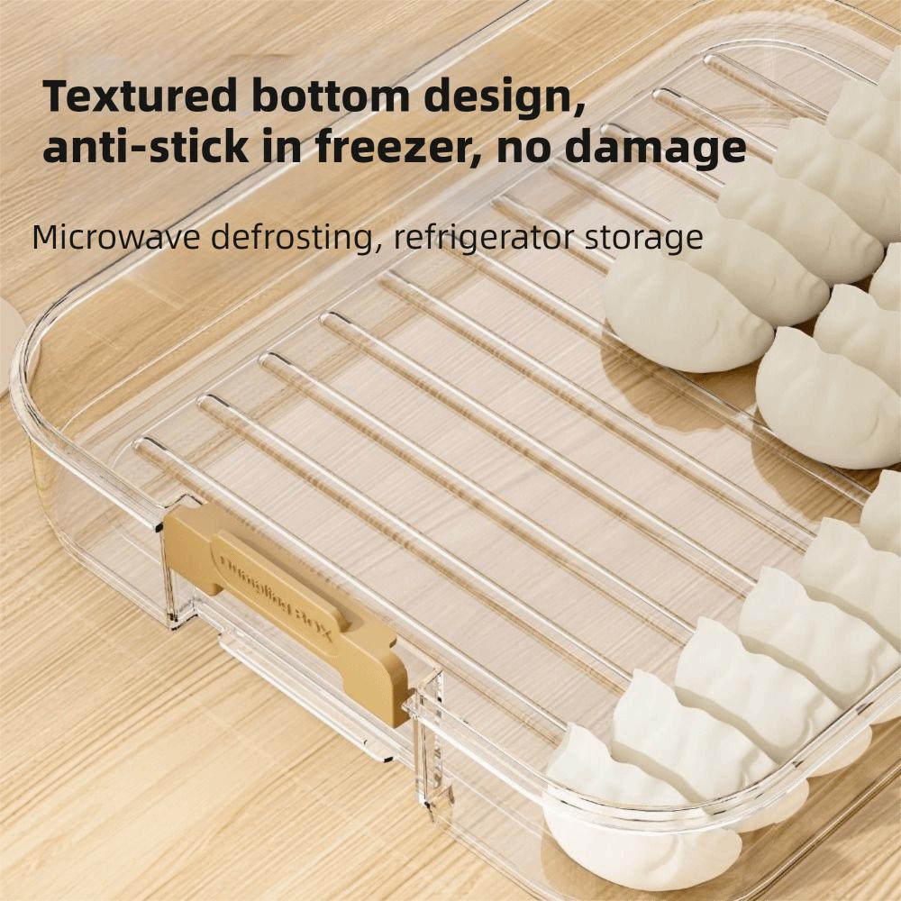 Multi-Layer Dumpling Storage Box Sealed Food Egg Frozen Box Wonton Storage Box  Refrigerator