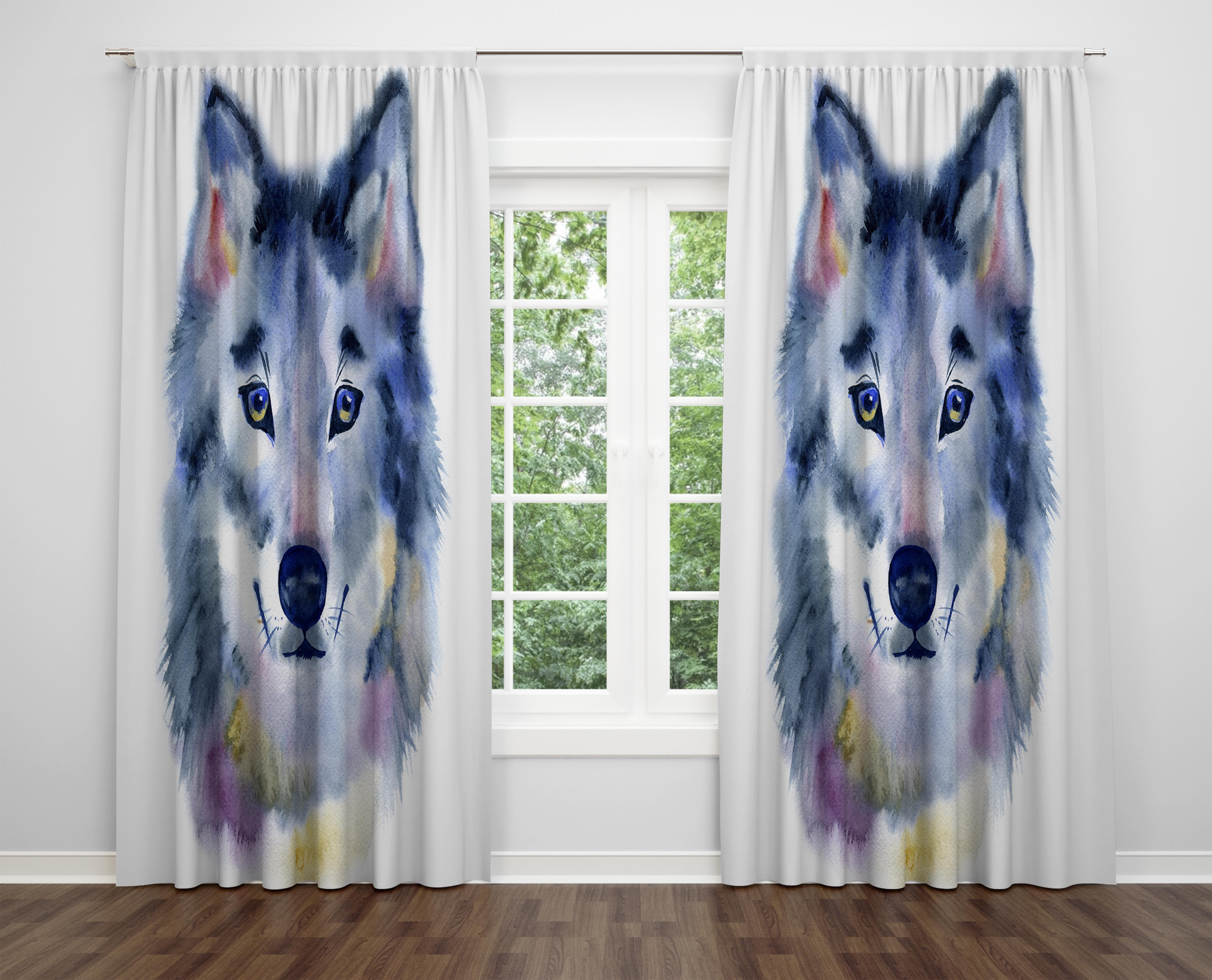 

Декоративний дизайн, високоякісна бавовняна тканина, ви можете вибрати одну або подвійну фіранку з крила 1 piece різнокольоровий