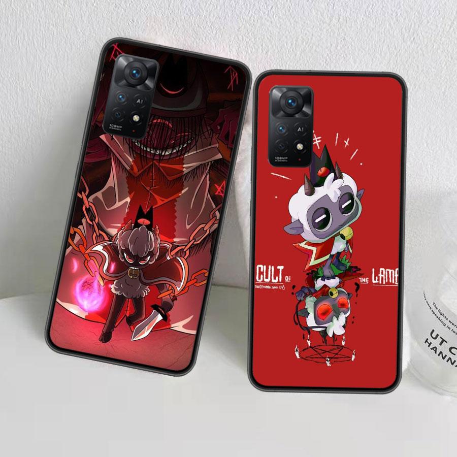 Game C-Cult Of The Lamb Phone Case For Redmi 13C 14C Note 13 14 Pro 5G Plus 12 12C 10 10A 10C 9 9A 9C 9T 8 8A K70 Pro Xiaomi Cov
