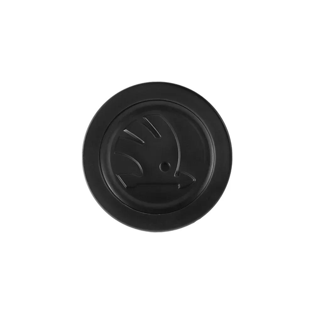 lbrdy0 1pcs Car Steering Wheel Logo Emblem Cover Sticker for Skoda Octavia Yeti VRS Roomster Citigo Combi Visions Enyaq RS iV Deriv