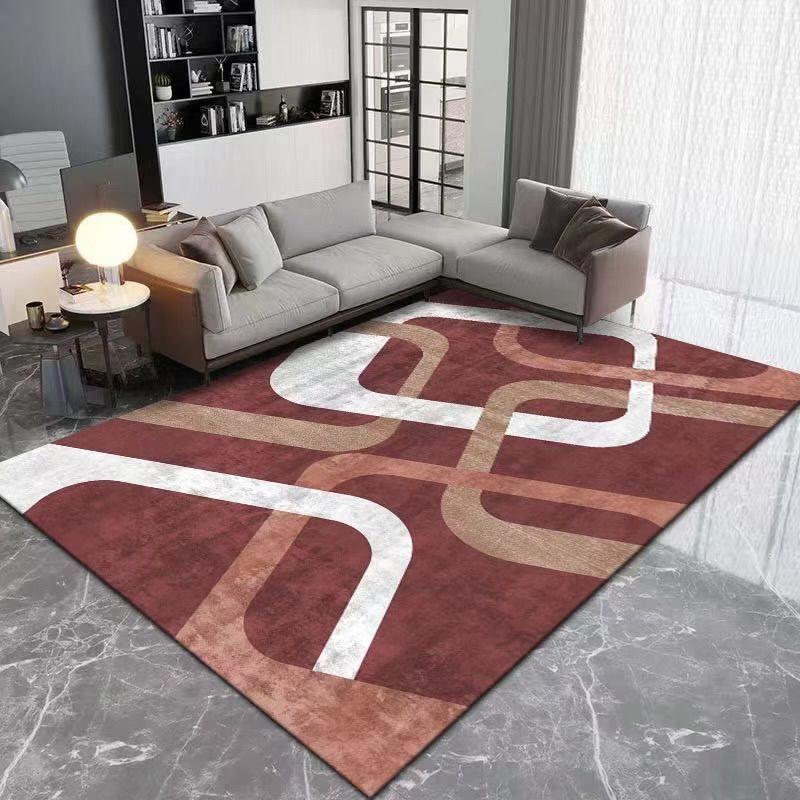 European Luxury Flower Rose Leaf Area Rug,Carpet Rug for Living Room Bedroom Sofa Doormat Decoration,Kitchen Non-slip Floor Mat