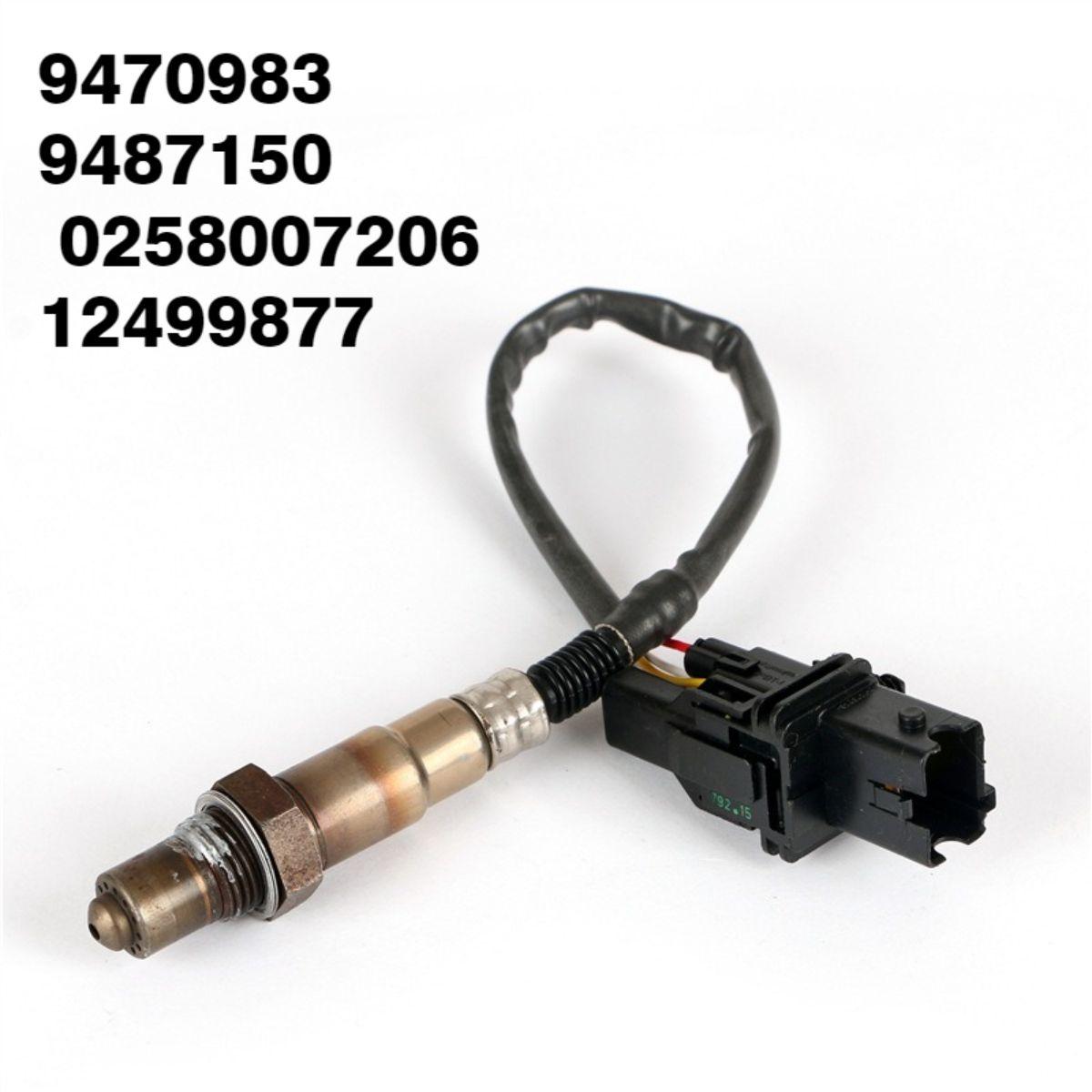 Oxygen sensor is compatible with 9470983, 9487150, 0258007206; 12499877