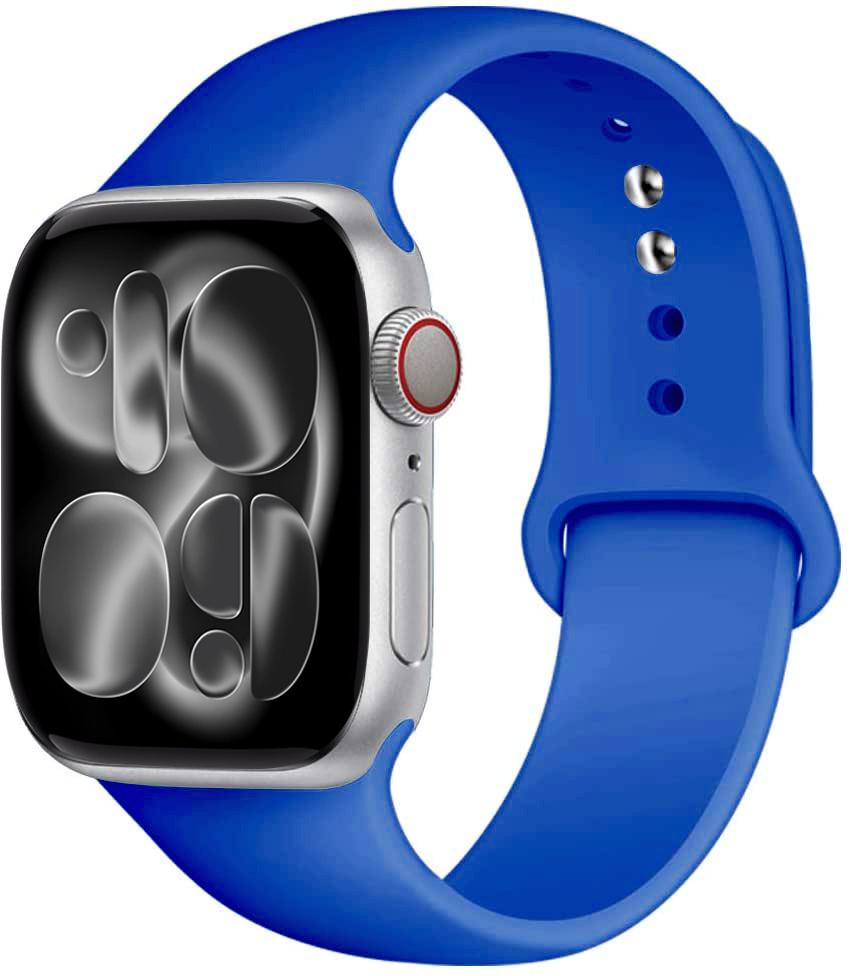 Silicone strap For Apple Watch 11 band 44mm 40mm 49mm 45mm 41mm 38 46mm 42mm correa bracelet iWatch series 9 8 7 6 SE ultra 2 3