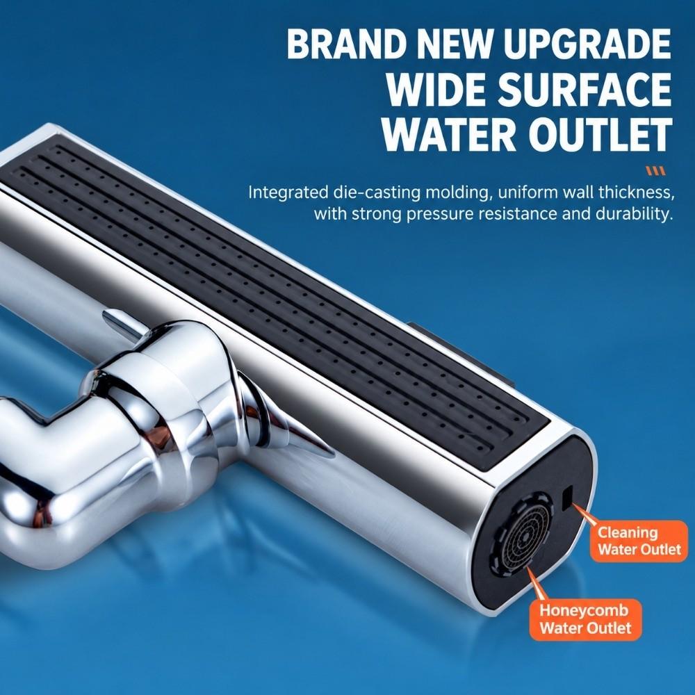 Stainless Steel Faucet Extension Head Rotatable Swivel Sink Nozzle Kitchen Sink Use