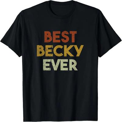 Cute Best Becky Ever Retro Personalized Becky T-Shirt
