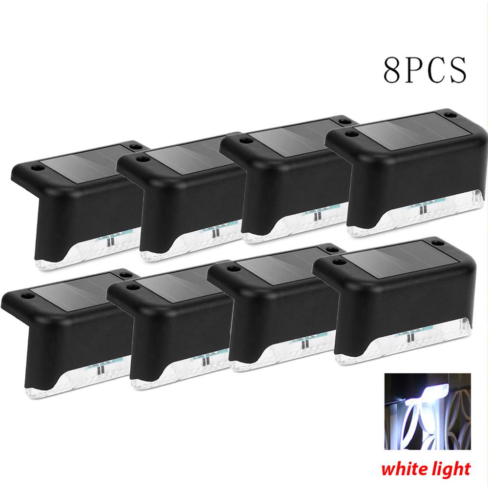 Mini Solar LED Deck Lights Garden Step Sun Power Waterproof Lamp Outdoor Balcony Fence Stairs Decoration Small Night Light