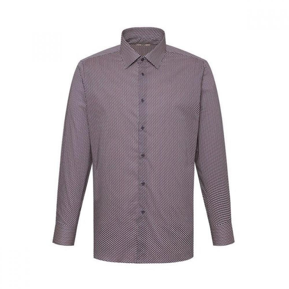 

DakS Men S Polygon Print Regular Fit Long Sleeve Shirt dmS1Shdl133r1 Red/095