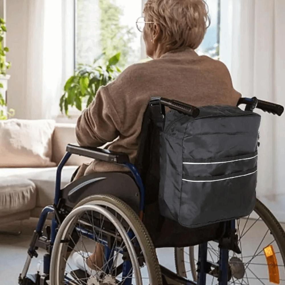 Large Capacity Wheelchair Storage Bag Portable Wheelchair Backpack  Everyday Use