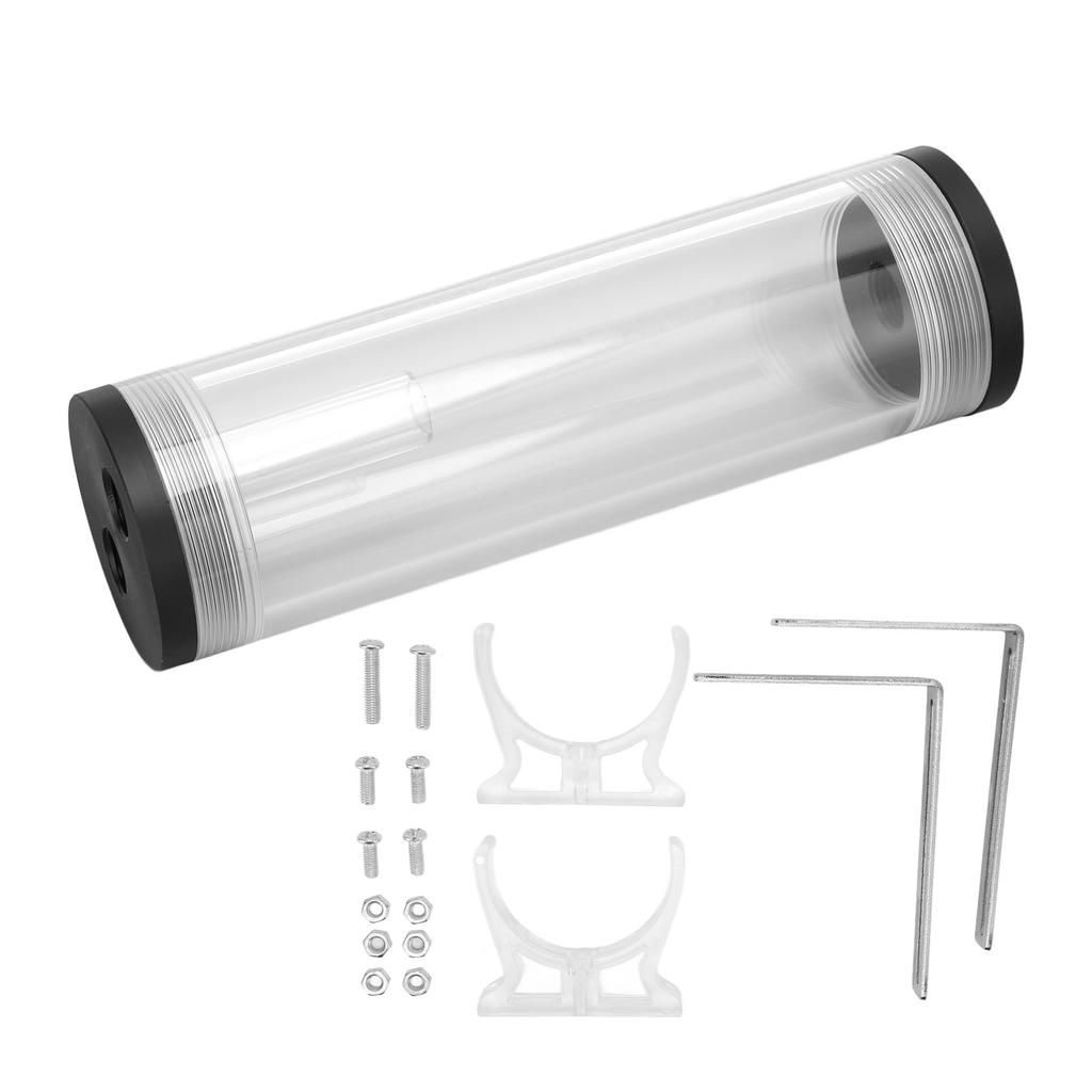 Liquid Cooling 3 Holes G1 4 Threaded Connection Acrylic Heat Dissipation Supplies for PC