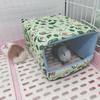 Guinea Pig Warm Bed Small Pet Winter House Bottomless Hideout for Hamster Chinchilla Squirrel Hedgehog Sleeping