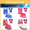 Creepy Zombies 3 Cheerleader Cosplay Costume For Girls Perfect Gift For Halloween