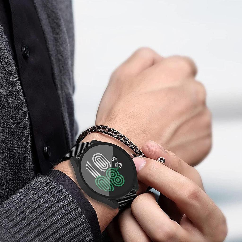 Samsung Galaxy Watch7 FE Frosted Protective Case with Integrated Film for Watch6/5.