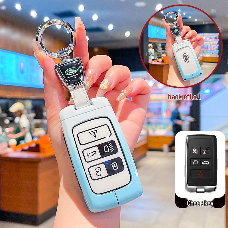 Key Covers for Land Rover Range Rover Evoque, Discovery 4/5, Velar, Range Rover Sport, and Freelander 2