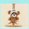 Cartooninspired Plush Bear Keychain With Soft Shortpile Material For Gifts