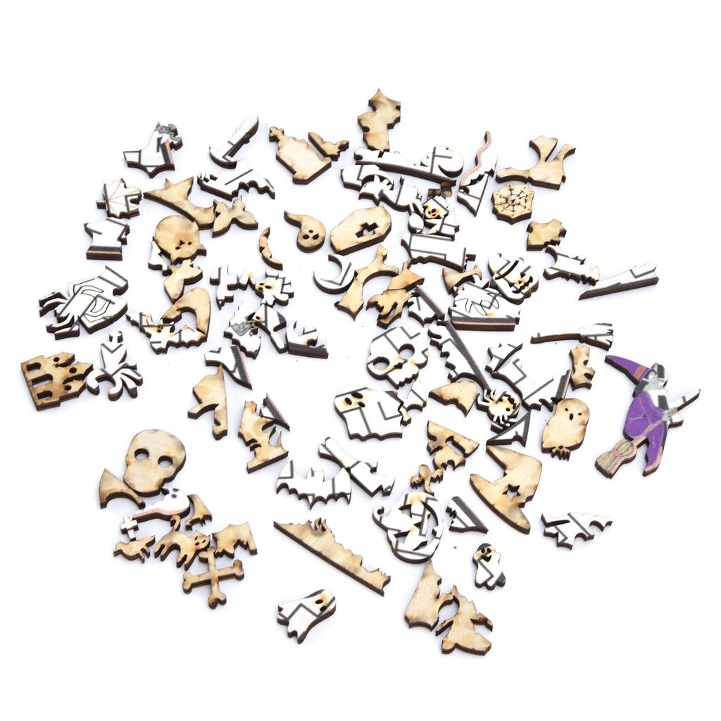 Halloween Witch Hat Puzzle Educational Durable Home Decorative Halloween Witch Hat Jigsaw for Children