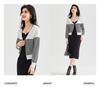 Early Spring V-Neck Knitted Striped Cardigan