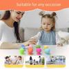 Silicone Sensory Texture Suction Cup Toy 8Pieces For Stress Reduction and Hand Relaxing Great for Office Adult Student