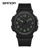 Sanda Quartz Silent Exam Watch: Simple, Luminous, Waterproof Wristwatch for Junior & Senior High School Students, Men & Women