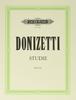 Donizetti: Study (Clarinet Solo) Peters Publishing