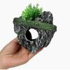 Aquarium Caves Accessories for Fish Axolotl Bubbler Aquarium Decoration Fish Tank Ornament Aquarium Shrimp Hiding ZSP04