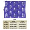 Zeta Phi Beta Print Blanket Sorority Gifts Plush Lightweight Warm Fluffy Throws Soft Flannel Fleece Blankets for Bed Sofa Couch